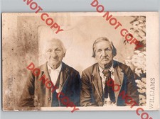 c1908 Two POTAWATOMI Men Native American Indians COVERT Michigan MI RPPC Photo picture