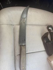 Vintage Russell Green River Works USA  Butcher Knife 15+
