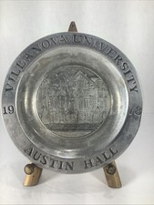 Villanova University “1978 Austin Hall” 6 Inch Pewter Plate Wilton-Columbia picture