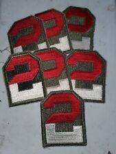 WWII US 2nd Army Command Cut Edge Patch x1 L@@K picture