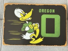 Vintage Oregon Duck Cartoon Art Metal Sign - Wall Decor 8