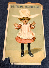 Victorian Trade Card Dr Thomas Eclectic Oil Granville NY-MUST SEE IMAGE picture
