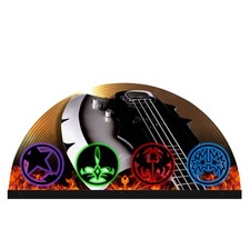 Kiss Pinball Topper Acrylic Led RGB Topper for Pinball Machine Arcade Decor-- picture