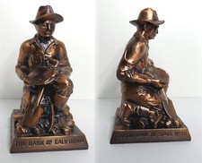 ViTG Banthrico The Bank of California Iconic Gold Miner w/Pan & Shovel  w/ KEY picture