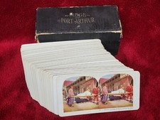 1905 Siege Of Port Arthur Russo-Japanese War 100 Stereoviews in original box picture