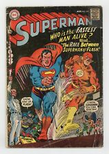Superman #199 GD/VG 3.0 1967 1st Superman vs Flash race picture