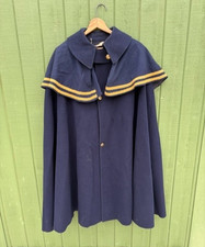 Antique 1900's Boston Police Dept. Wool Cold Weather Cape Jacket OBSOLETE Vtg picture