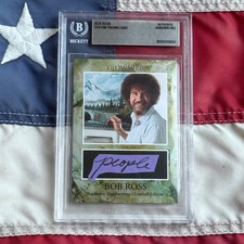 Bob Ross Handwritten Word Cut from Autograph Letter Signed Beckett BAS picture