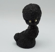 Black Poodle Dog Resin Figurine picture