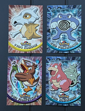 Topps 1999 Pokémon TV Animation Edition 4-Card Lot ~#104, #62, #83, #80~All LP~ picture