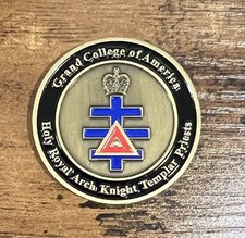 Grand College Of America Holy Royal Arch Knight Templar Priests Challenge Coin picture