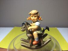 Hummel #2021 “Cowboy Corral” 4.25” Tall, Tmk 8 Girl On Horse, Mint Cond. (T 18) picture
