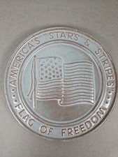 Vintage Frankoma Pottery FLTR America’s Stars & Stripes Flag of Freedom... picture