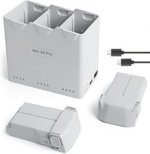 2 Pack Mini 3 Series Intelligent Flight Battery plus with Two-Way Charging Hub f picture