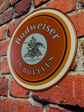 Budweiser Beer Metal Sign | 12