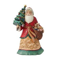 Jim Shore Heartwood Creek Santa with Tree and Toy Bag Figurine 6012904 picture
