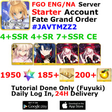 [ENG/NA][INST] FGO / Fate Grand Order Starter Account 4+SSR 180+Tix 1990+SQ #JAV picture