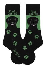 Flat Coated Retriever Crew Socks Unisex picture
