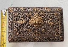 Antique Himalayan Parcel-gilt Betel Nut Box- Large Size picture