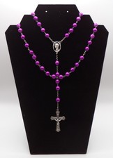 Vintage Chapel Italy Rosary Necklace 20