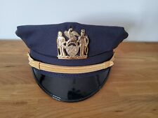 NYPD New York Sergeant POLICE HAT CAP VINTAGE EXCELLENT CONDITION  picture
