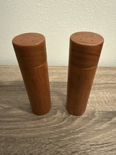 Pair of Vintage Söwe Konst Sweden Teak Shakers MCM Scandinavian Modern 1960s picture