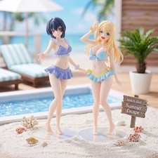 🇯🇵 The 2nd Cute Girl in Class Umi & Yumu Swimsuit Ver. Muchuto Figure Set picture