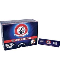 Starbuzz Coconut Hookah Charcoal 40mm – Instant Light Coals – 100 Tablets Total picture