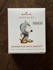 HALLMARK 2019 WINTER FUN WITH SNOOPY SERIES ORNAMENT picture