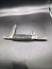 Vintage PAL Cutlery Co 4 Blade Camp Scout Folding Pocket Knife USA Patina 1940s picture