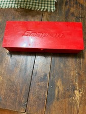 Vintage Snap-on KRA-104 Red Metal Tool Box  USA Made 1988 Embossed Logo picture