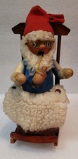 Vintage Steinbach Volkskunst Opa (Grandpa) Rocking Chair Smoker picture