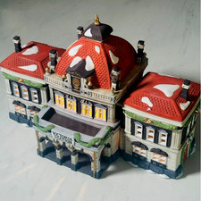 DEPT 56 DICKENS VILLAGE 3 BOXED ITEMS: VICTORIA STATION &  2 RELATED ACCESSORIES picture