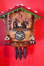Classic Fancy Musical Cuckoo Clock # 11 Super Clean picture