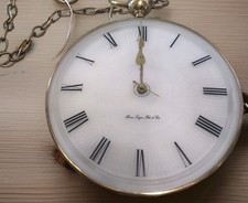 Vtg 1950s Henri Lagin Fils et Cie Pocket Watch Wall Clock Lanshire Electric... picture