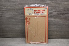 Vintage sealed The Stuff Shop Mailing Labels, 5 gummed labels, original 49¢ pack picture