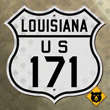 Louisiana US Route 171 highway marker 1935 road sign Shreveport 12x12 picture