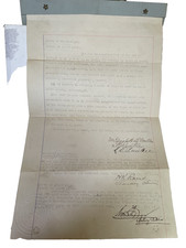 1916 Mississippi Deed Pearl River Co Prentice to Moody Timber Ledger ATQ picture