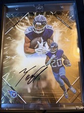 2025 Fanatics Under Wraps Emanate Tony Pollard On-Card Auto Gold 22/50 Titans picture