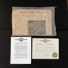 Vintage New York Herald Tribune 1940’s Newspaper  09-5-1945 picture