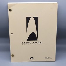 Vtg Star Trek Generations Film Screenplay October 14 1994 Final Draft 125 Pages picture