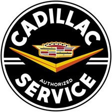 Cadillac Automobile Authorized Service NEW METAL SIGN: 12
