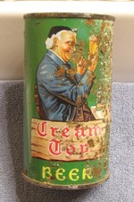 *MANHATTAN* CREAM TOP BEER, IRTP, O/I flat top beer can Chicago/Wisconsin picture