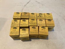 Lot 14 Vintage McMurdo Silver Plug-In RF Inductor Coils 100-106 Original Boxes picture
