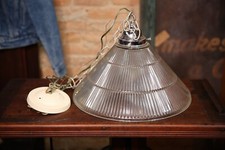 Vintage Swag Lamp Ceiling Light fixture homophone glass shade pendant hanging picture