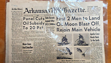 Arkansas Gazette July 22 1969 Apollo crew return from moon, Nixon & China picture