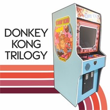 Donkey Kong trilogy 1/6 scale mini working arcade cabinet. picture