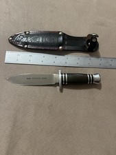 Linder Wurfmesser Throwing Knife Germany German Made With Original Sheath #1 picture