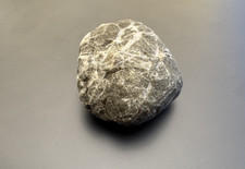 Natural Gray Beach Stone Rock From San Francisco Coast Quartz Veins Decor Pebble picture