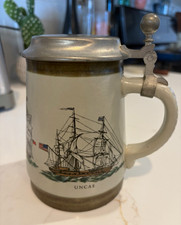 Vintage Marzi und Remy Ships Taeping Uncas W Australian Stein Mug Germany nice picture